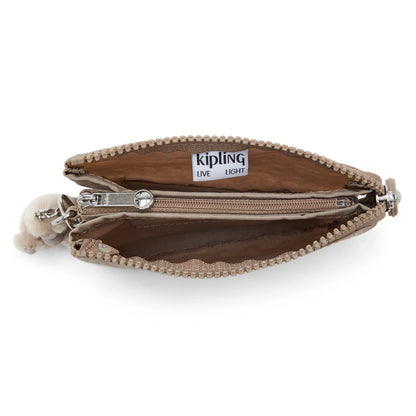 Kipling Creativity S Small Purse Tan Beige - detail