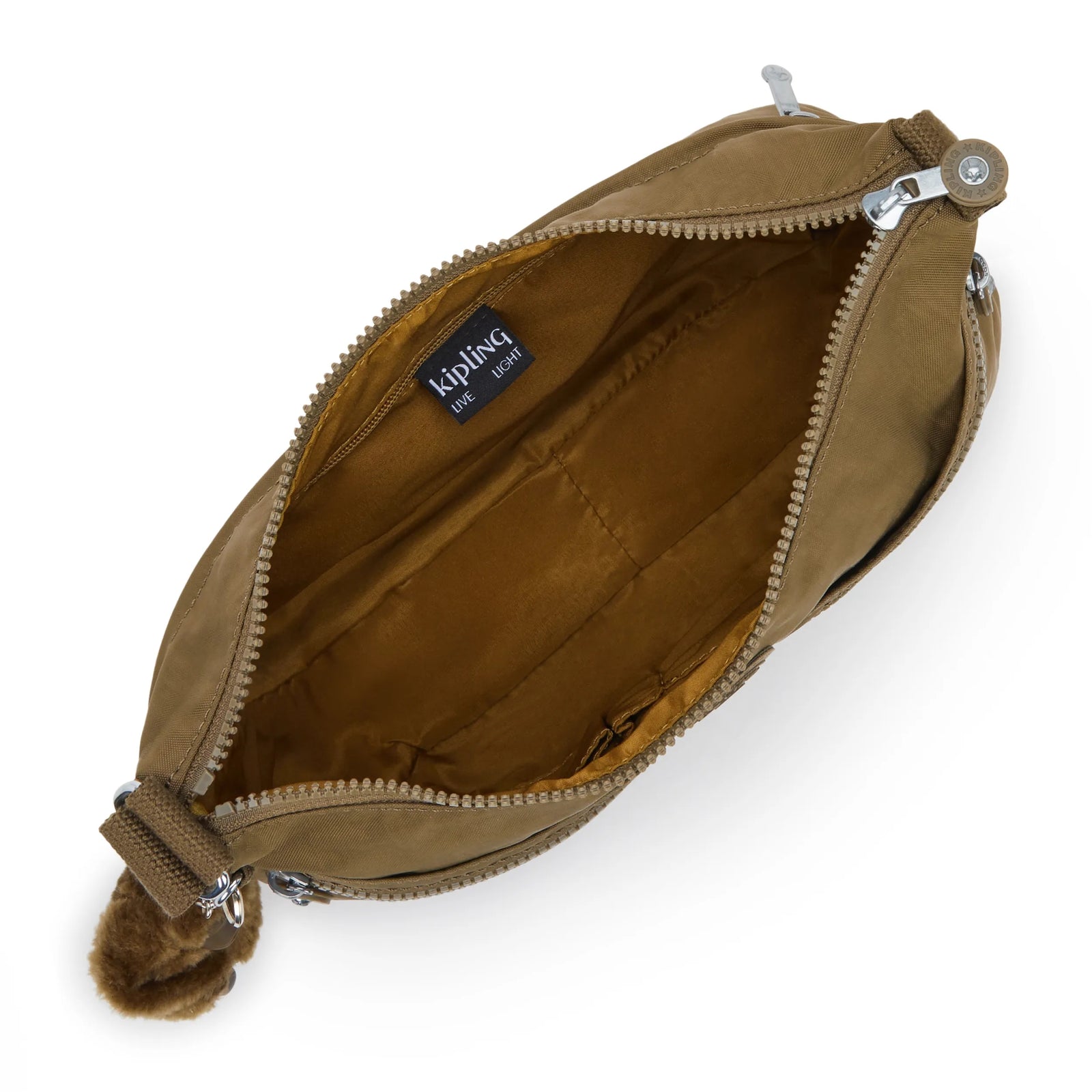 Kipling IZELLAH Cross-Body Shoulder Bag Smooth Khaki - detail view