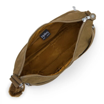 Kipling IZELLAH Cross-Body Shoulder Bag Smooth Khaki - detail view