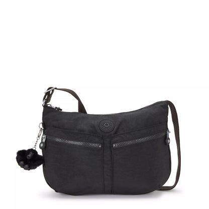 Kipling IZELLAH Crossbody Bag Black Noir - front view