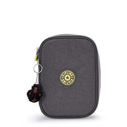 Kipling 100 PENS Large Pencase Back to Grey