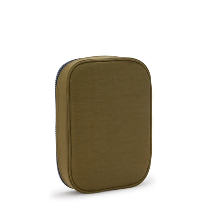 Kipling 100 PENS Pencase Treasure Green - open view