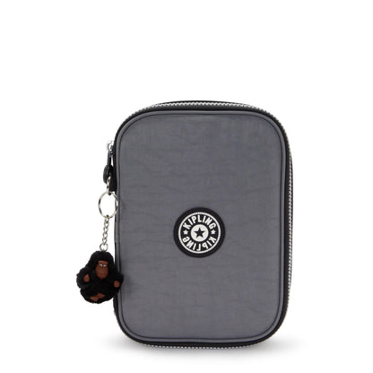 Kipling 100 PENS Pencase Space Black Large - front view