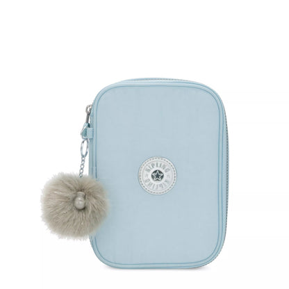 Kipling 100 PENS Large Pencase Bridal Blue - front view
