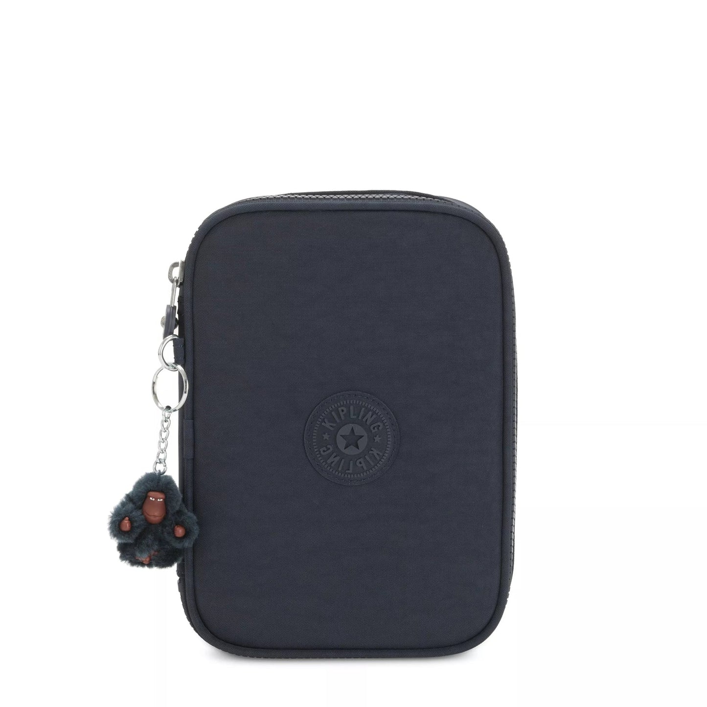 Kipling 100 PENS pencase True Blue Tonal Large - front view