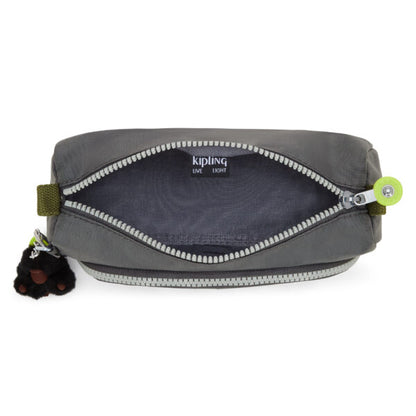 Kipling CUTE Pencil Case Back to Grey - open view