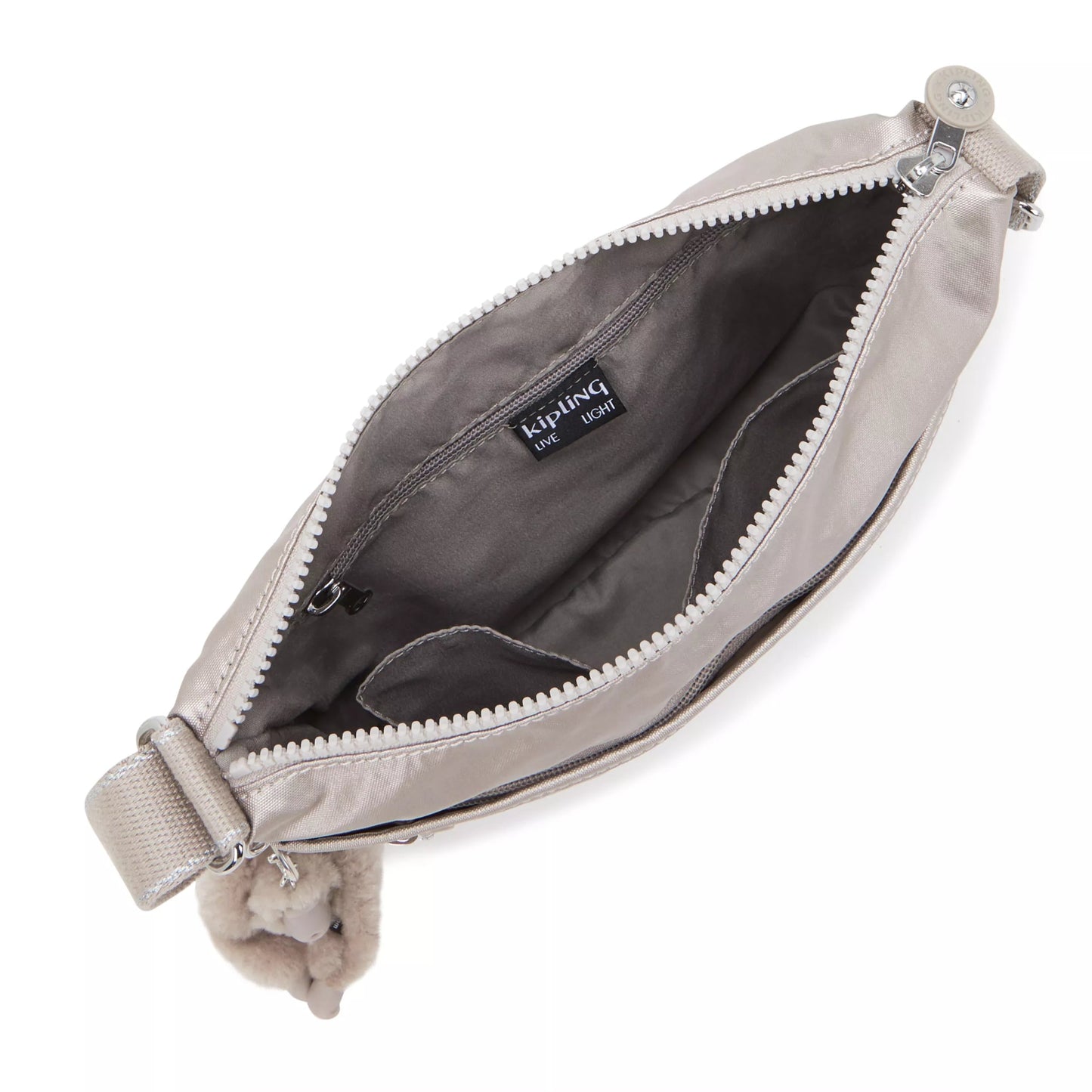 Kipling ARTO Cross-Body Shoulder Bag Metallic Glow - detail view