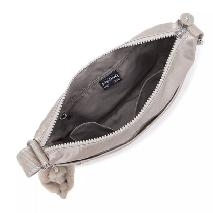 Kipling ARTO Cross-Body Shoulder Bag Metallic Glow - detail view