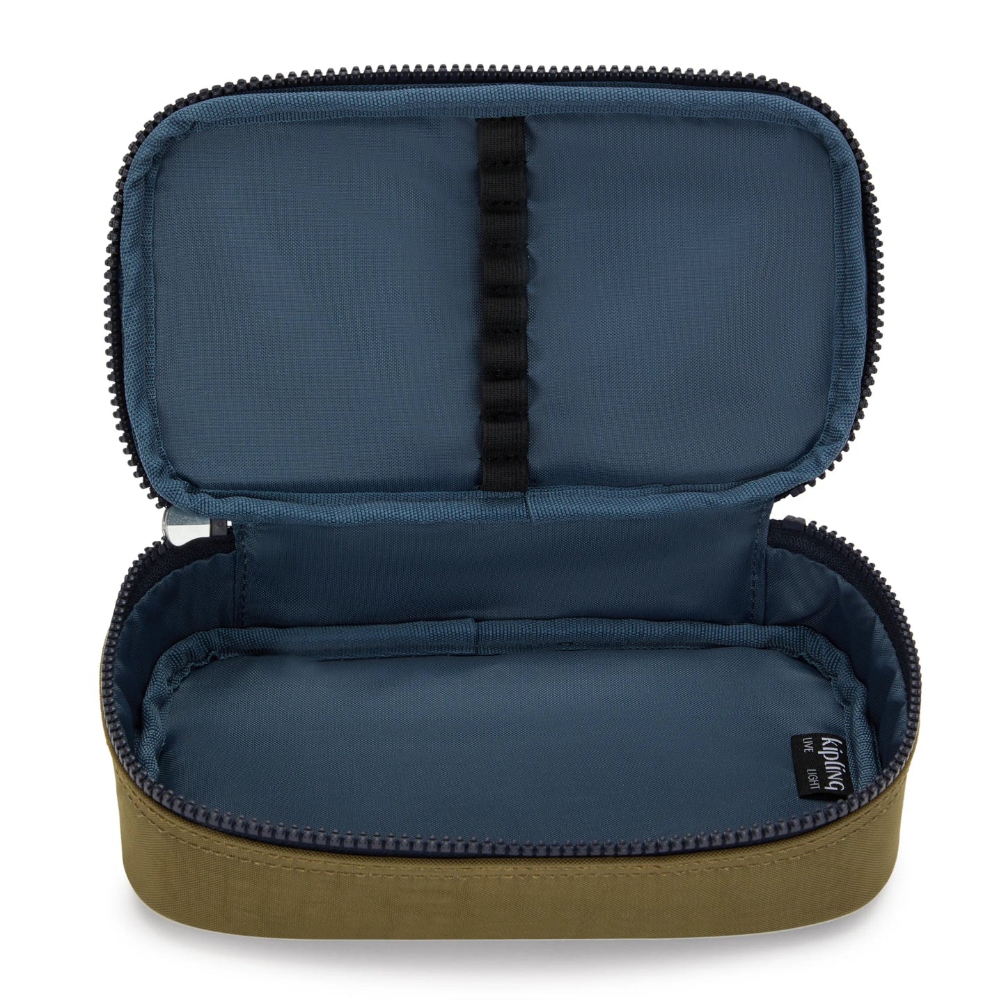 Kipling 50 PENS pencase Treasure Green Medium - open