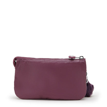 Kipling Creativity Large Pencase - Grape Wine Metallic - angle