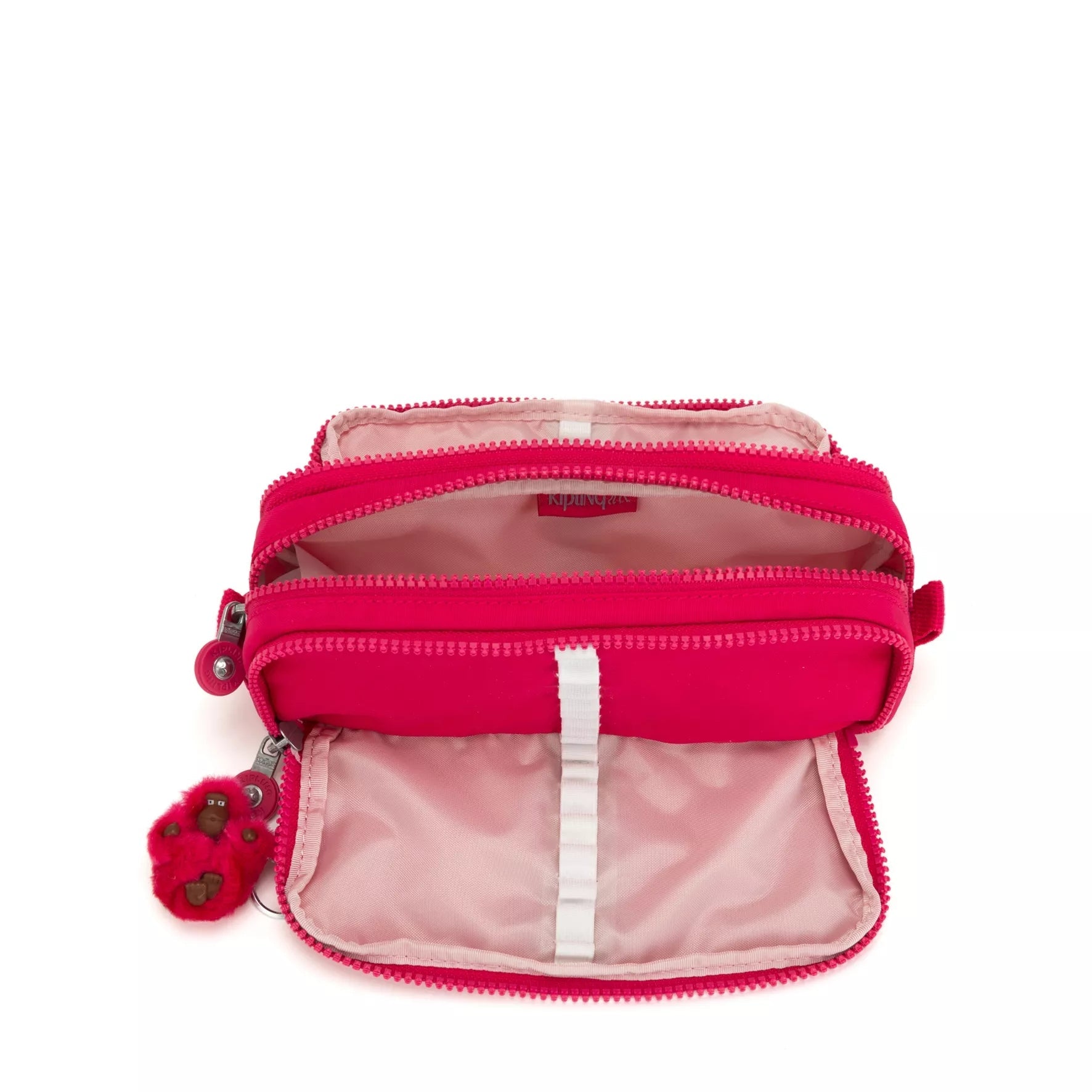 Kipling GITROY Pencil Case True Pink Large - detail view