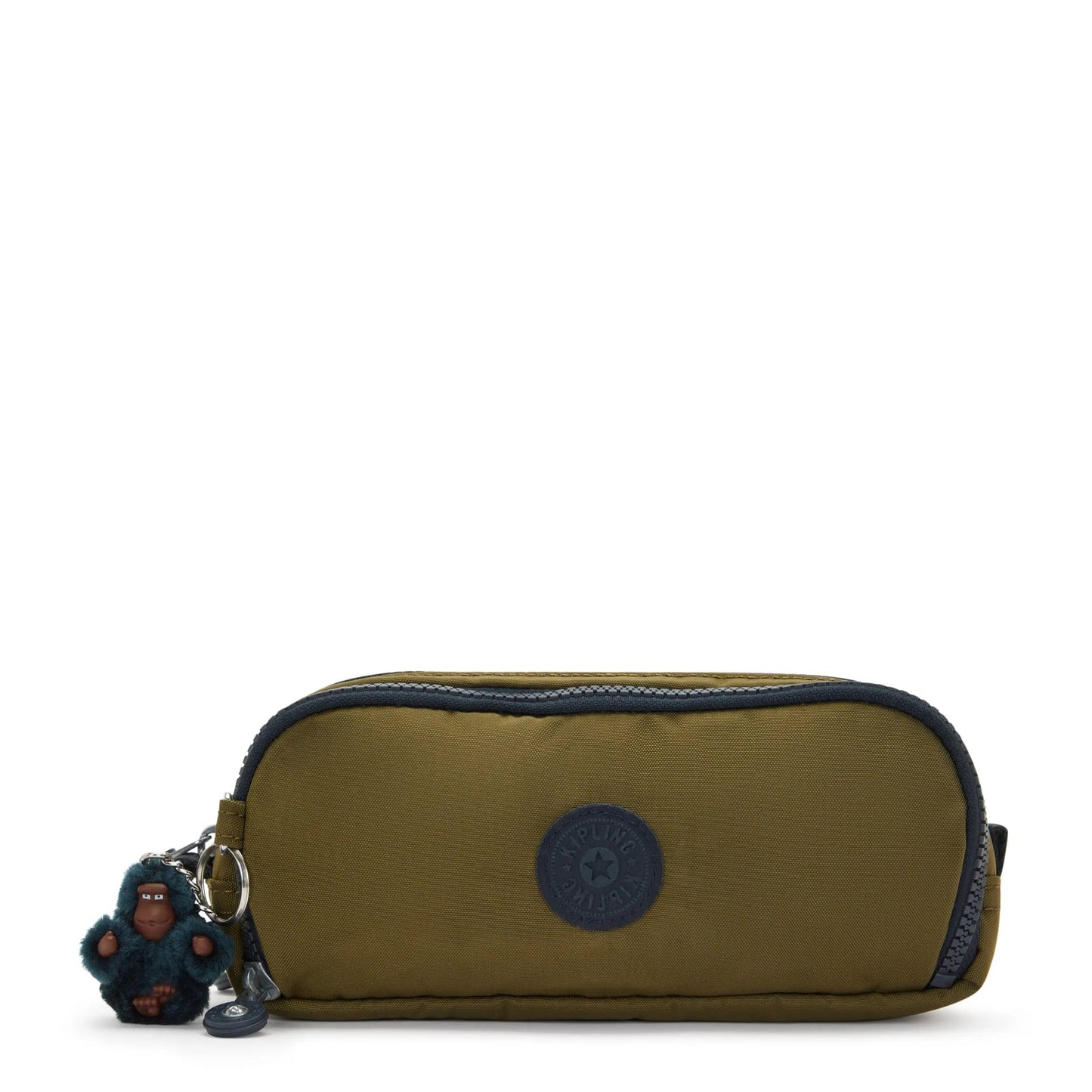 Kipling Gitroy Pencil Case Treasure Green Large - front view