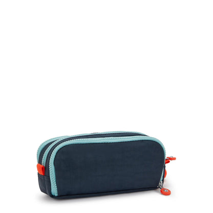 Kipling GITROY Pencil Case Cosmo Blue Large - open compartments