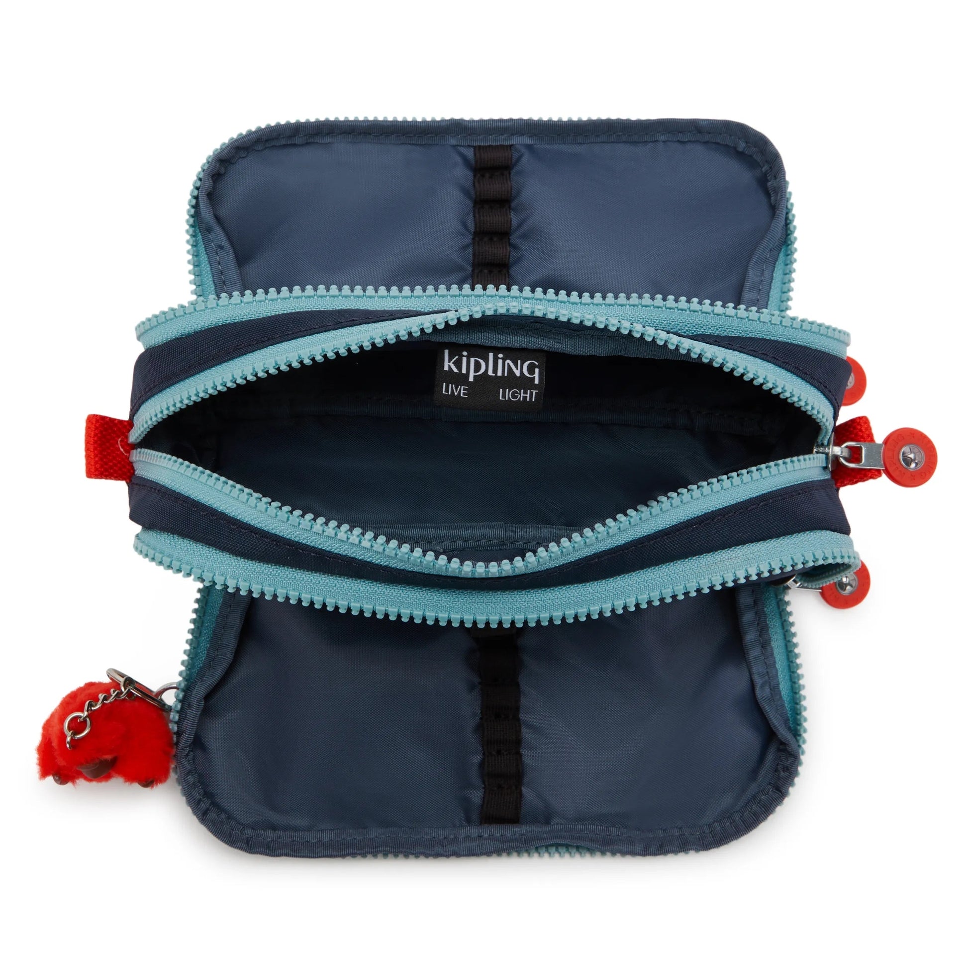 Kipling GITROY Pencil Case Cosmo Blue Large - detail view