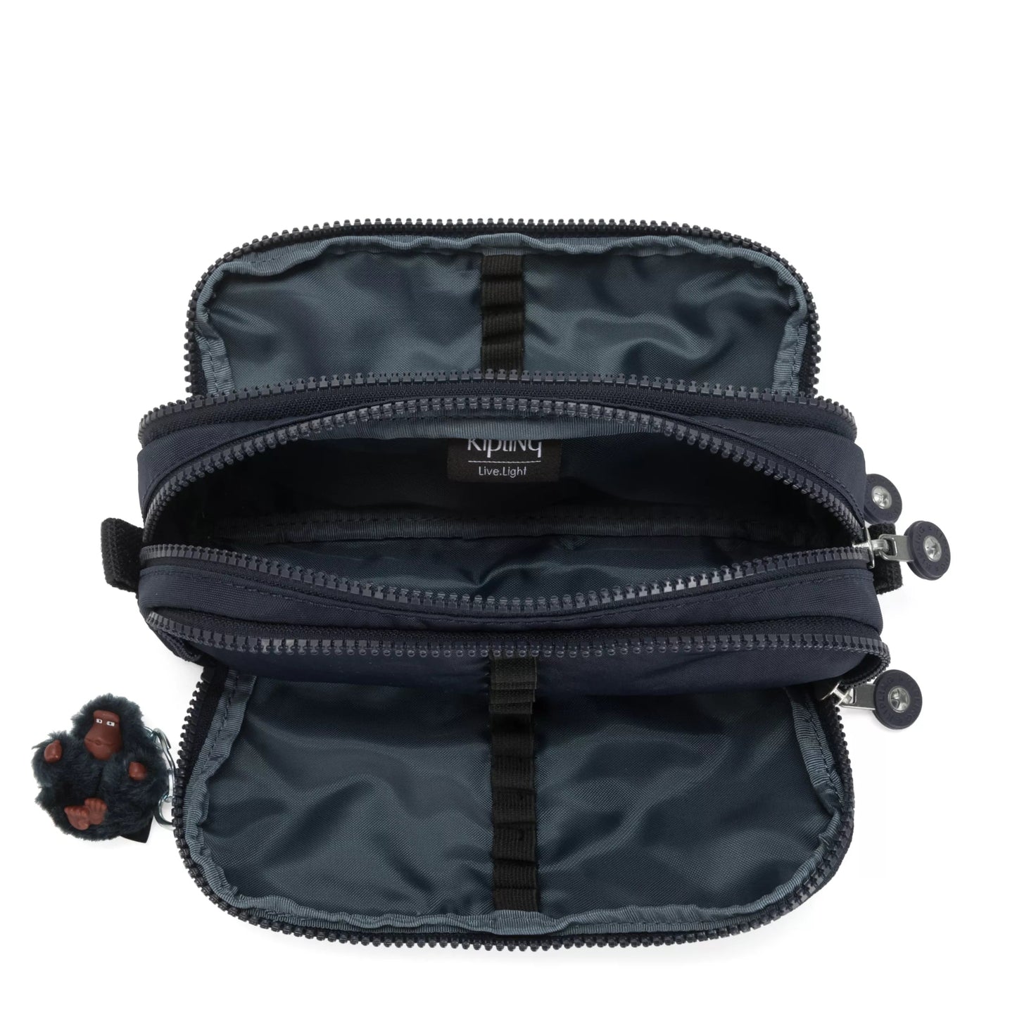 Kipling GITROY Pencil Case True Blue Tonal Large - detail