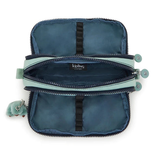 Kipling Gitroy Pencil Case Sea Green Block Large — BambiniJO Jordan