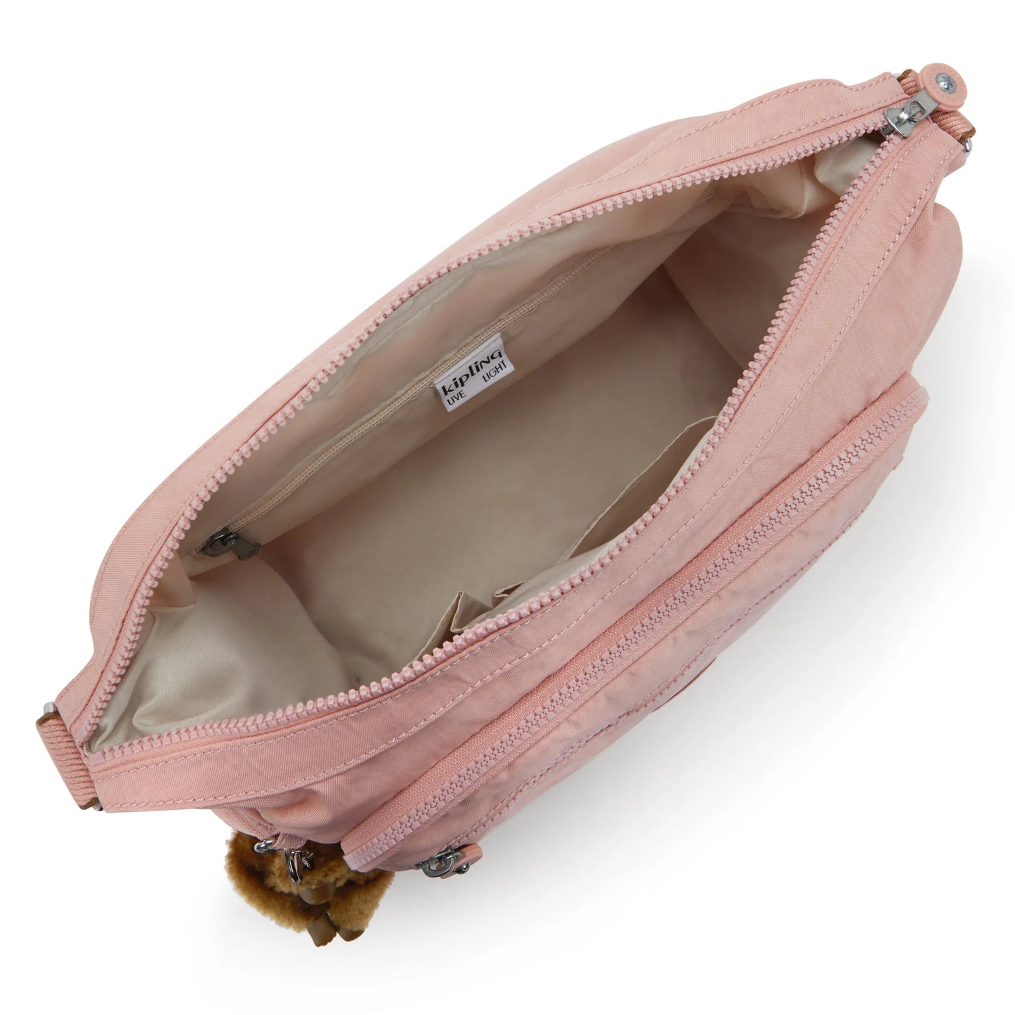 Kipling GABBIE Crossbody Bag Memory Pink Medium - detail view