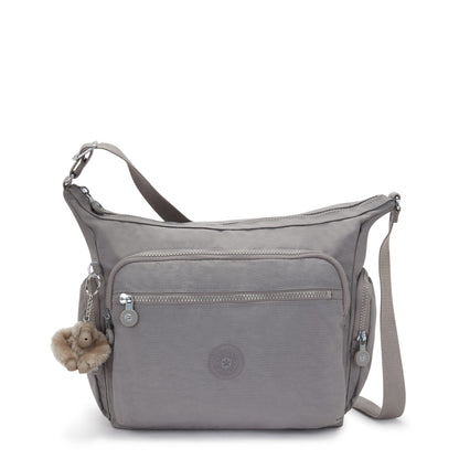 Kipling GABBIE Crossbody Bag Inviting Grey Medium - front view