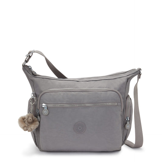 Kipling GABBIE Crossbody Bag Inviting Grey Medium - front view