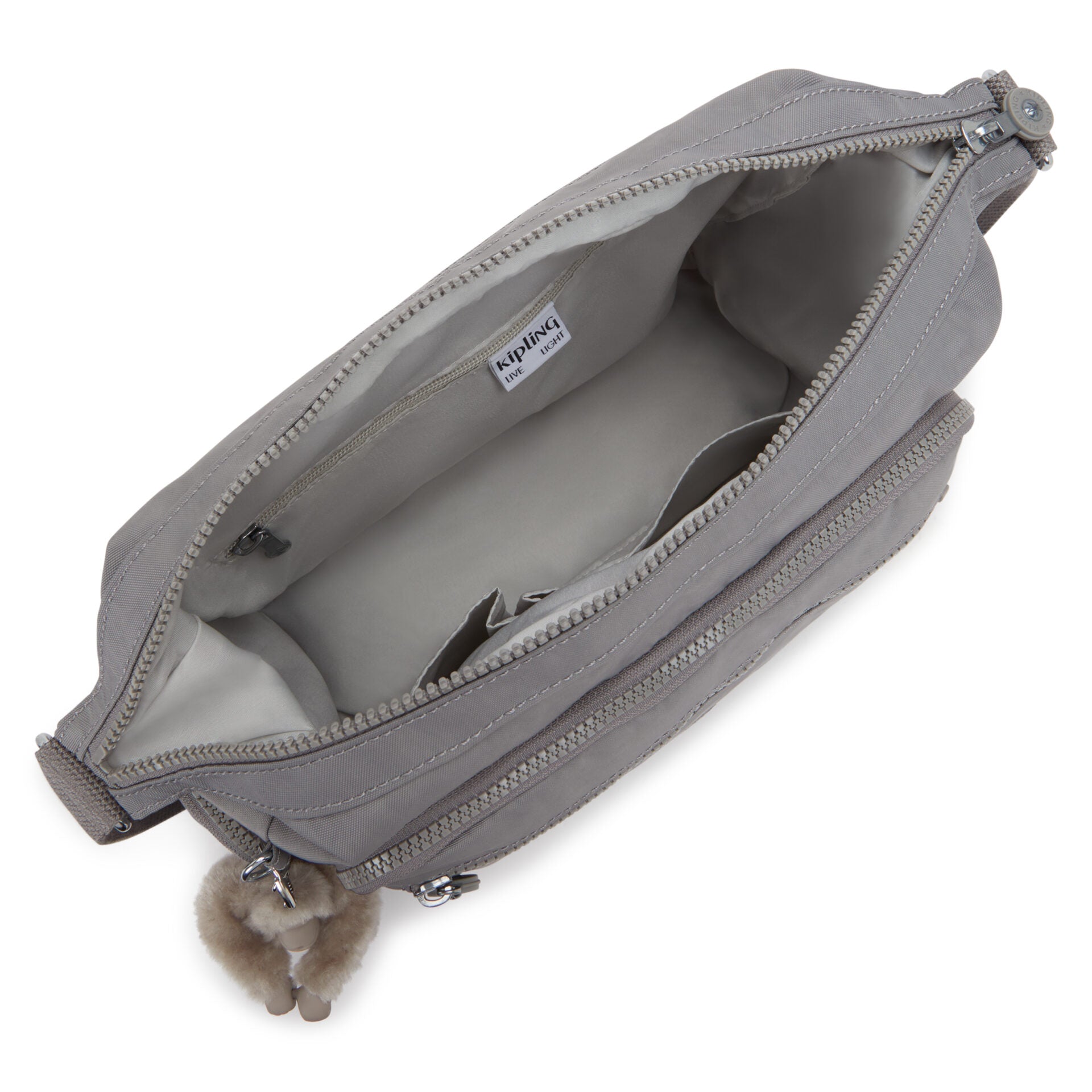 Kipling GABBIE Crossbody Bag Inviting Grey Medium - detail view
