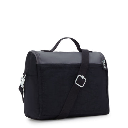 Kipling New Kichirou Insulated Lunch Bag Space Black Block - Large - side view