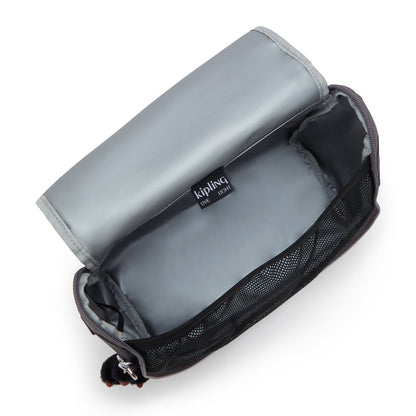 Kipling New Kichirou Insulated Lunch Bag Space Black Block - Large - detail view