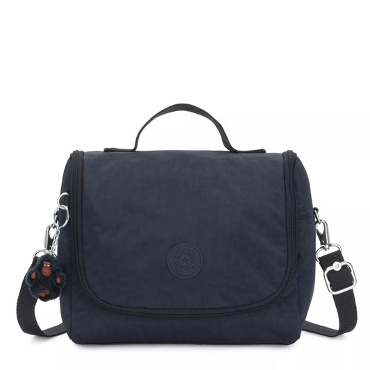 Kipling Kichirou Insulated Lunch Bag True Blue Tonal Large - front view