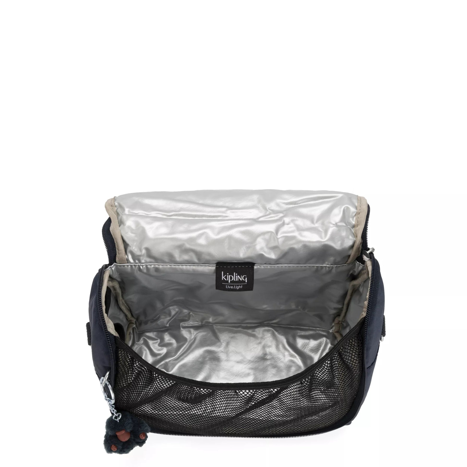 Kipling Kichirou Insulated Lunch Bag True Blue Tonal Large - detail view
