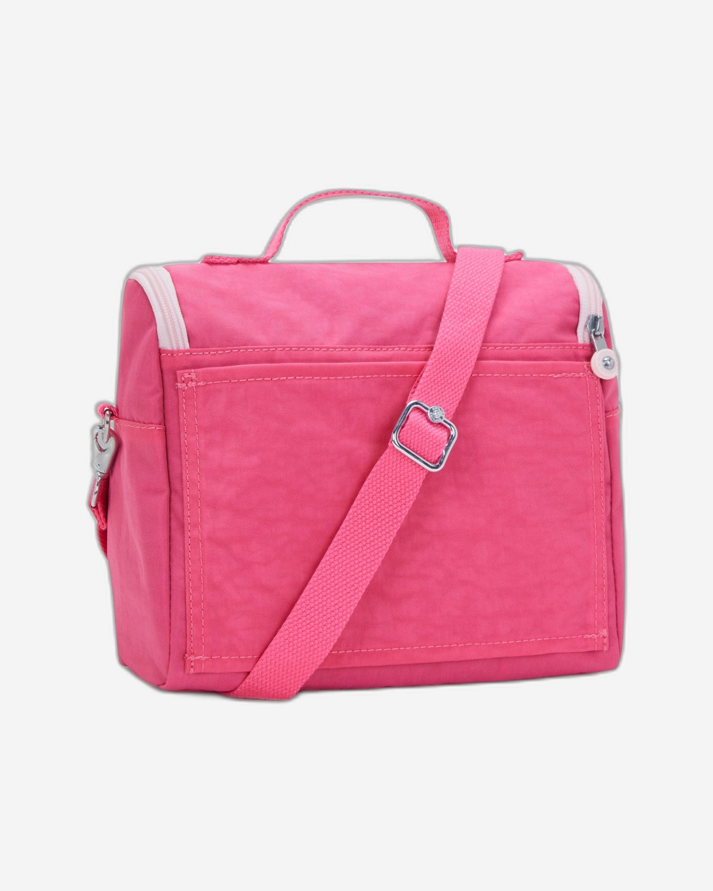 Kipling New Kichirou Insulated Lunch Bag Happy Pink Combo - side view