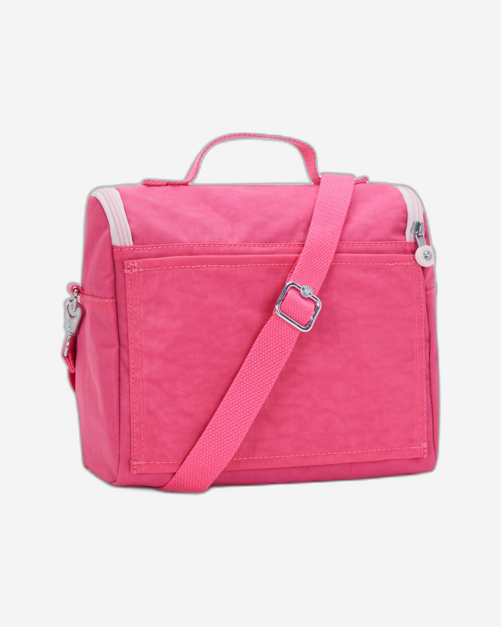 Kipling New Kichirou Insulated Lunch Bag Happy Pink Combo - side view