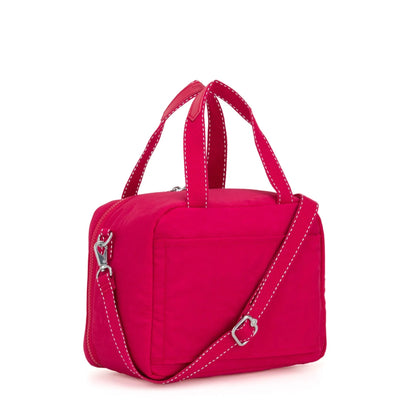 Kipling MIYO Insulated Lunch Bag True Pink - side view
