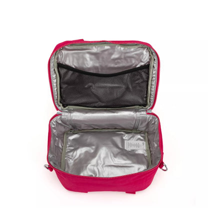 Kipling MIYO Insulated Lunch Bag True Pink - detail view