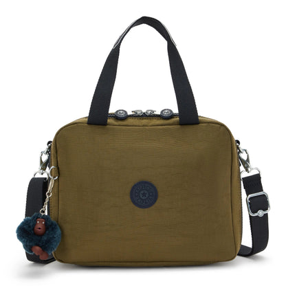 Kipling MIYO Insulated Lunch Bag with Trolley Sleeve in Treasure Green