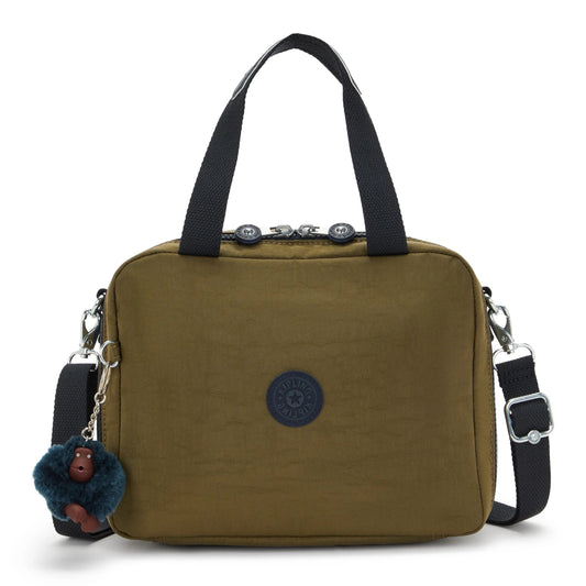 Kipling MIYO Insulated Lunch Bag with Trolley Sleeve in Treasure Green