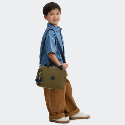 Kipling MIYO Insulated Lunch Bag - Treasure Green - detail view