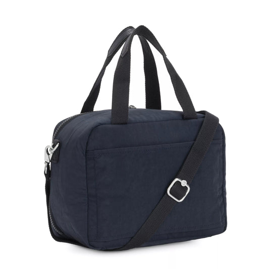 Kipling MIYO Insulated Lunch Bag with Trolley Sleeve True Blue Tonal Large - side view — BambiniJO Jordan