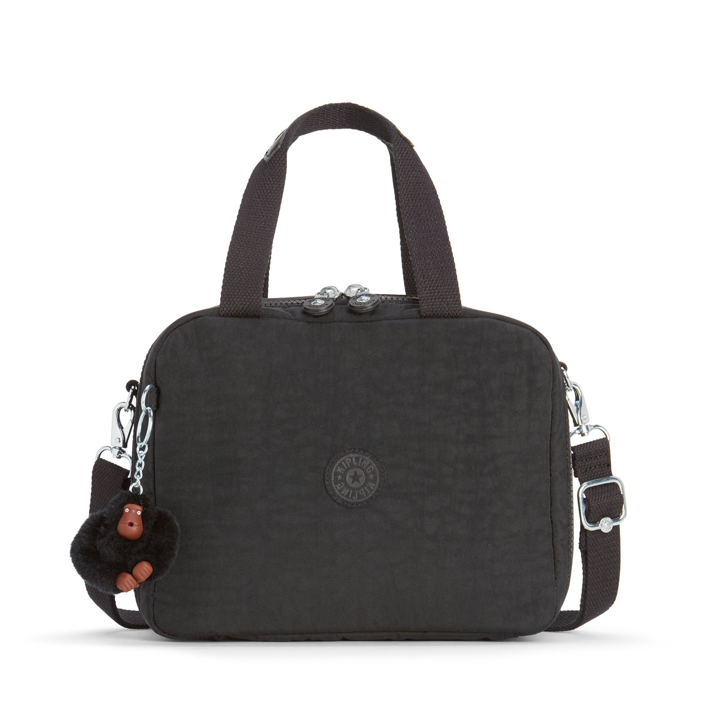 Kipling MIYO Insulated Lunch Bag True Black - front view