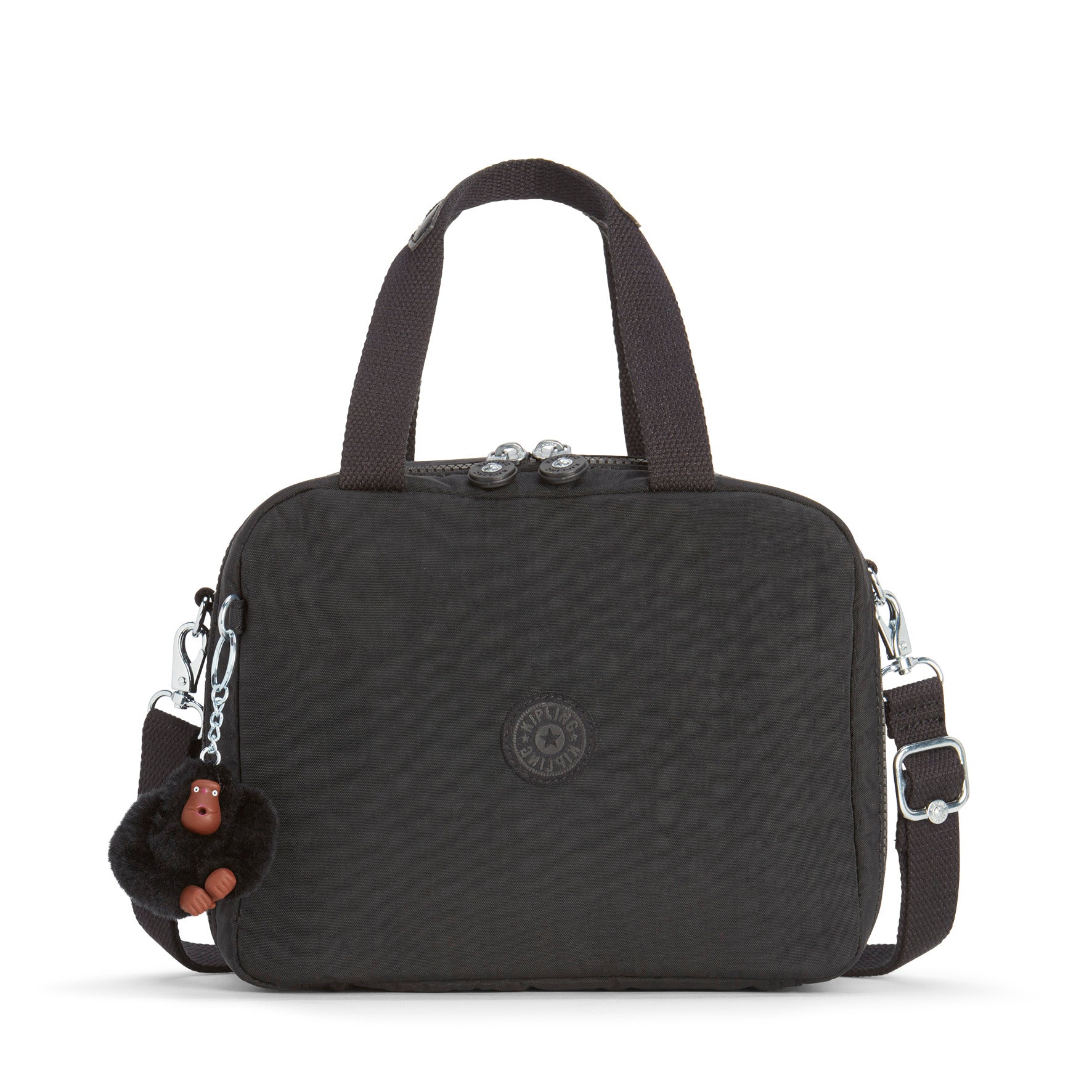 Kipling MIYO Insulated Lunch Bag True Black - front view