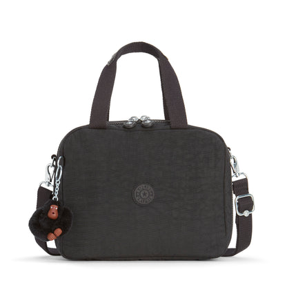 Kipling MIYO Insulated Lunch Bag True Black - front view