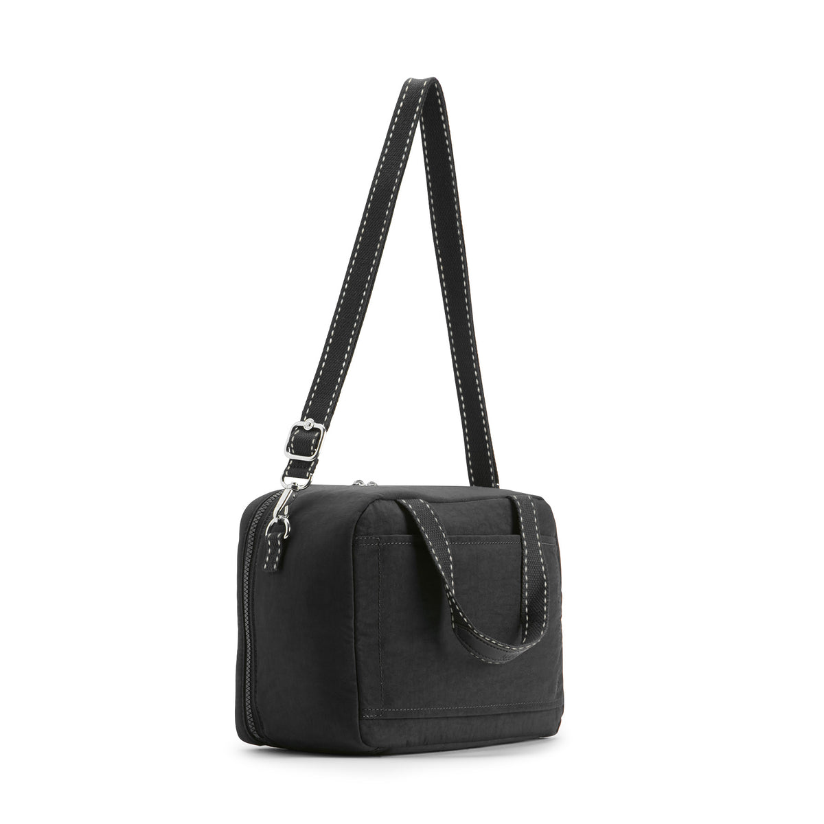 Kipling - حقيبة غداء معزولة MIYO مزودة بحامل يثبت على العربة، أسود حقيقي | متوسطة Kipling - حقيبة غداء معزولة MIYO مزودة بحامل يثبت على العربة، أسود حقيقي | متوسطة