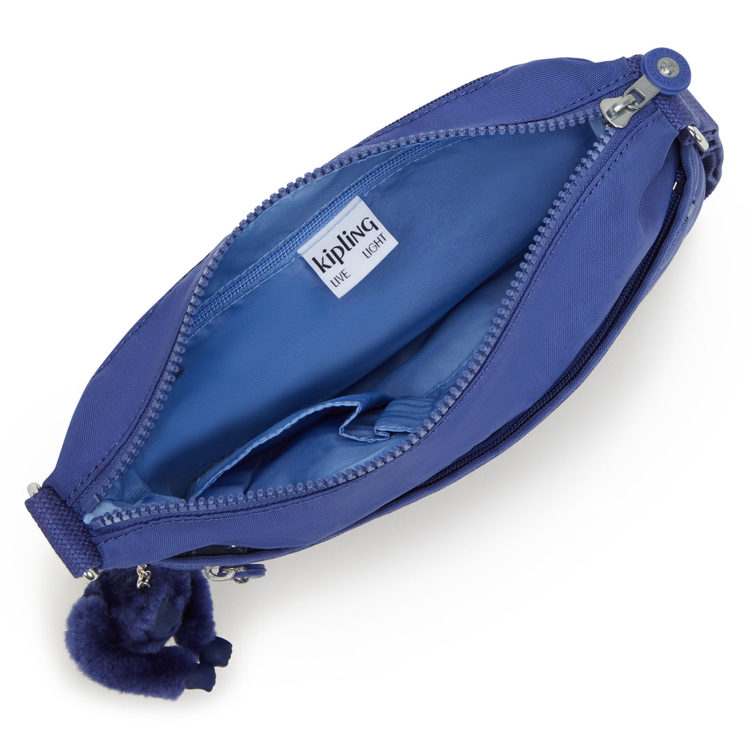 Kipling ARTO Cross-Body Shoulder Bag Smooth Ocean Blue - Medium - detail view