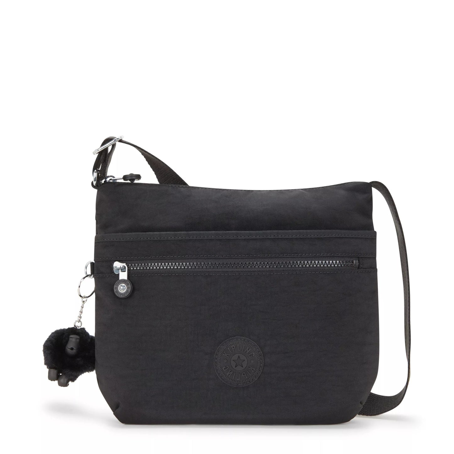 Kipling ARTO Cross-Body Shoulder Bag Black Noir - front