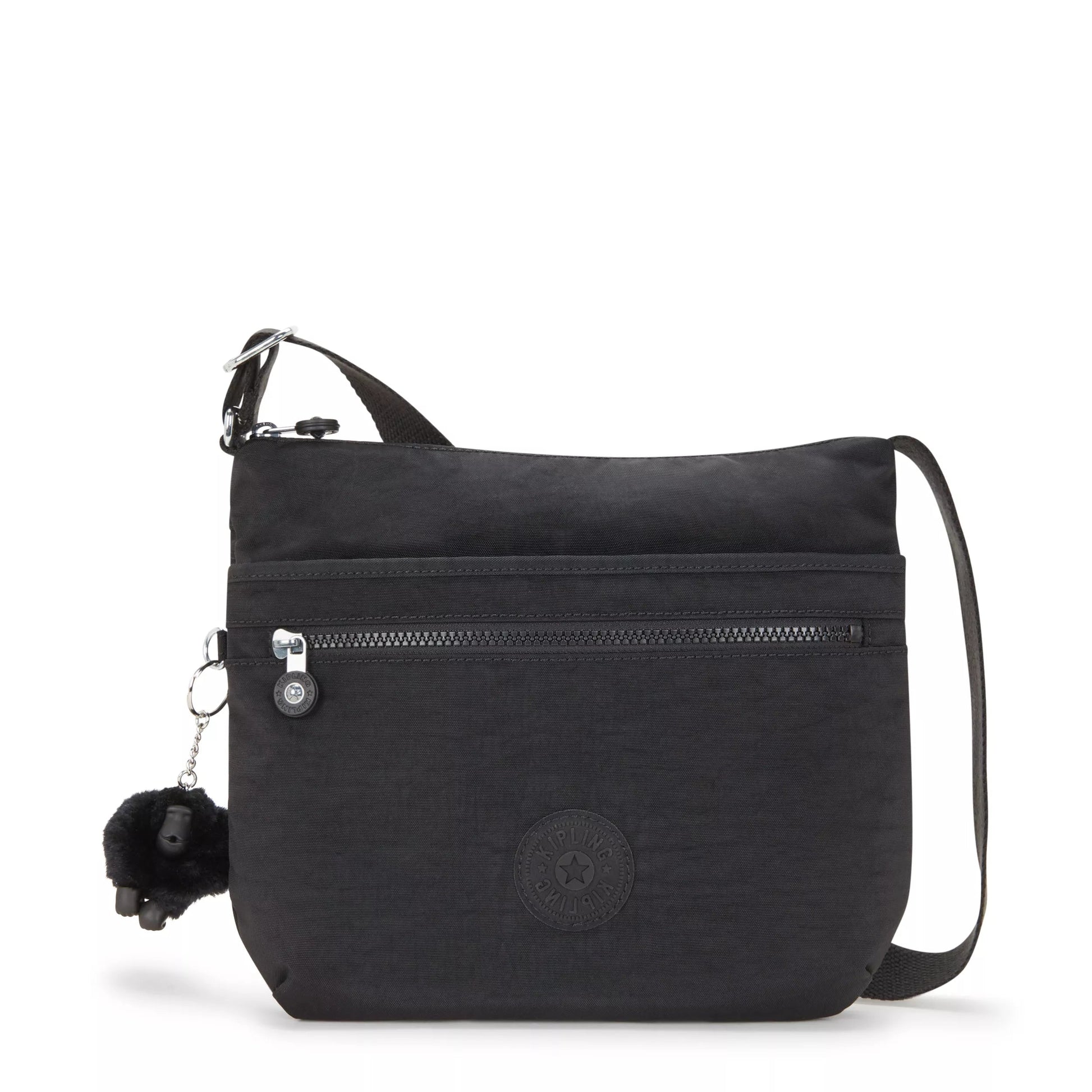 Kipling ARTO Cross-Body Shoulder Bag Black Noir - front