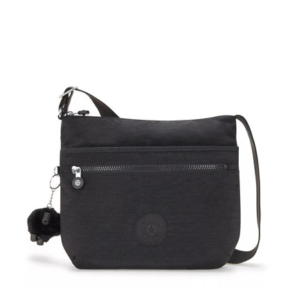 Kipling ARTO Cross-Body Shoulder Bag Black Noir - front