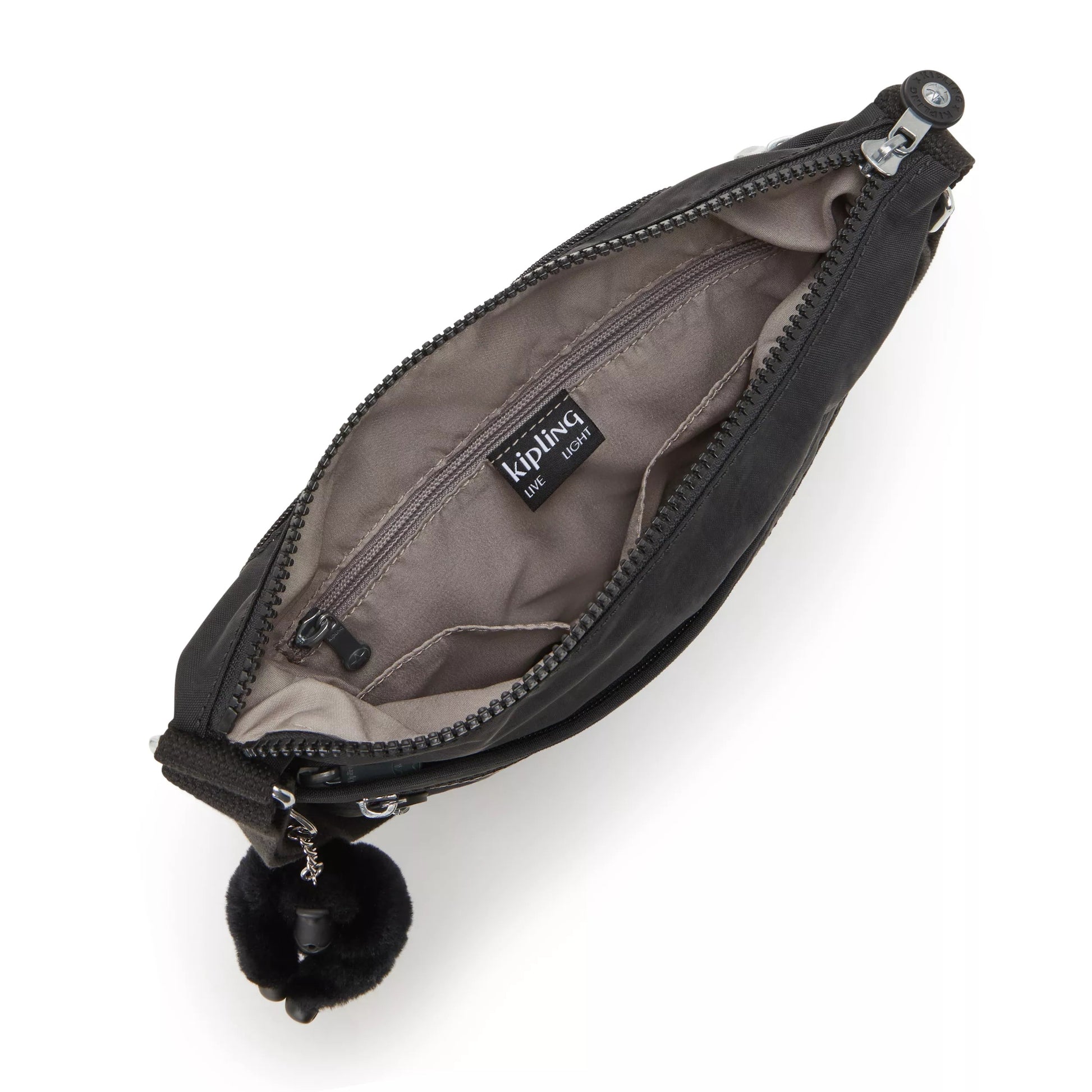 Kipling ARTO Cross-Body Shoulder Bag Black Noir - detail