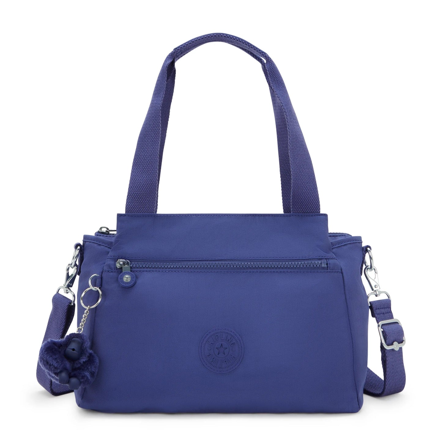 Kipling Elysia Shoulder Bag Ocean Blue - front view