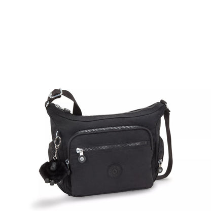 Kipling Gabbie S Crossbody Bag Black Noir - worn view