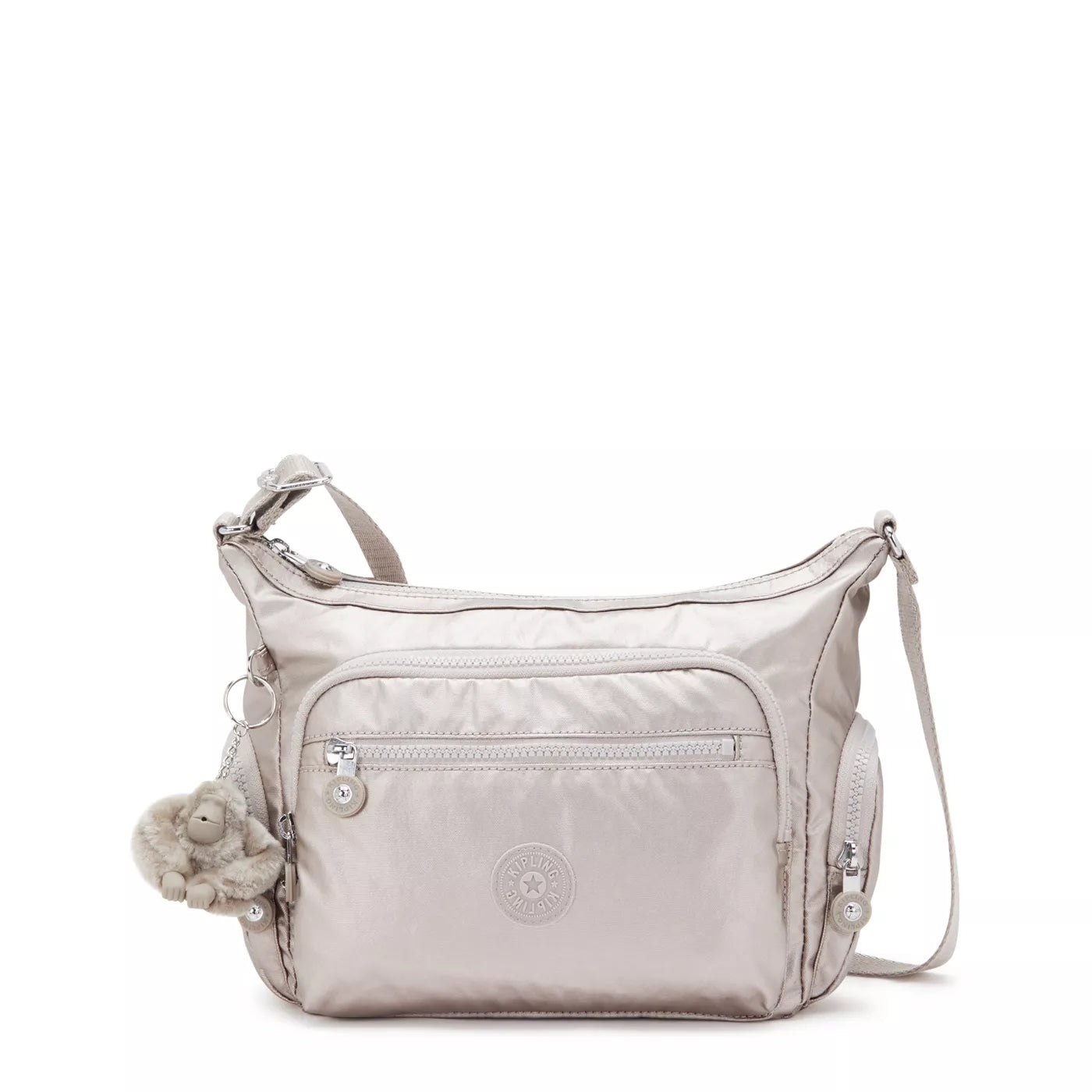 Kipling GABBIE Crossbody Bag Metallic Glow Small - front view