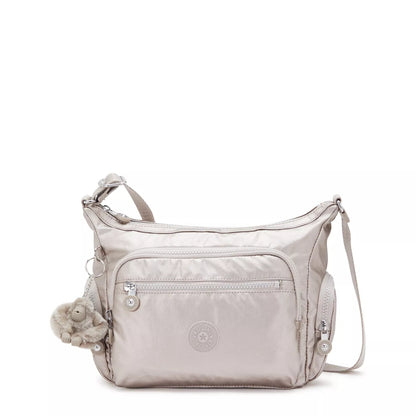 Kipling GABBIE Crossbody Bag Metallic Glow Small - front view