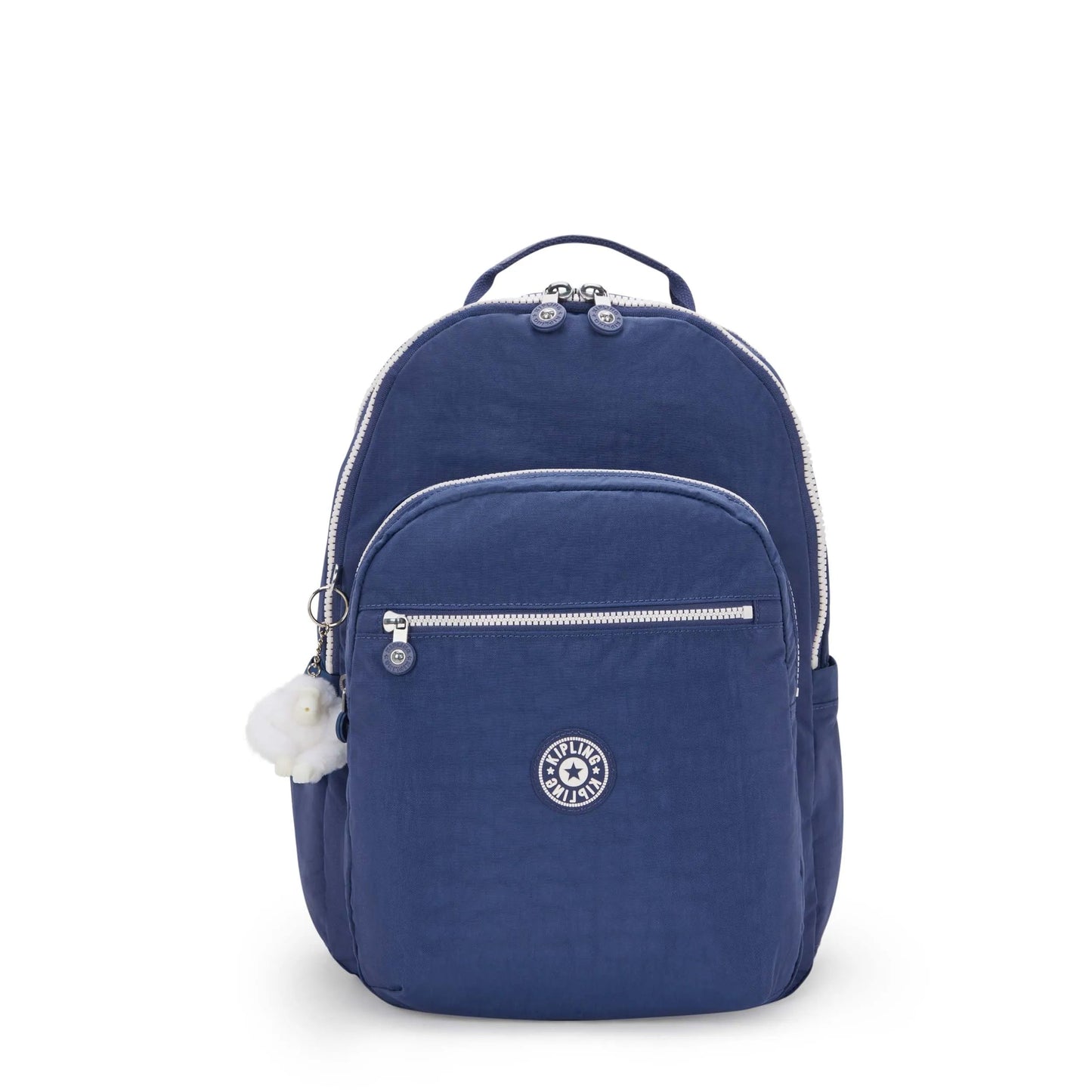 Kipling SEOUL LAP Backpack Casual Blue - front view